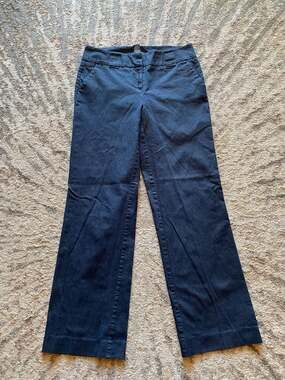 New York & Company Women's Size 4 Tall Dark Denim Pants